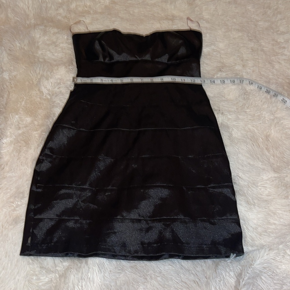 Bundle of 3 Black Satin Tube Dress + Floral Lace Tank + casual dress